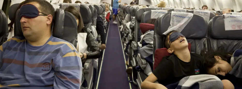 sleep on the plane